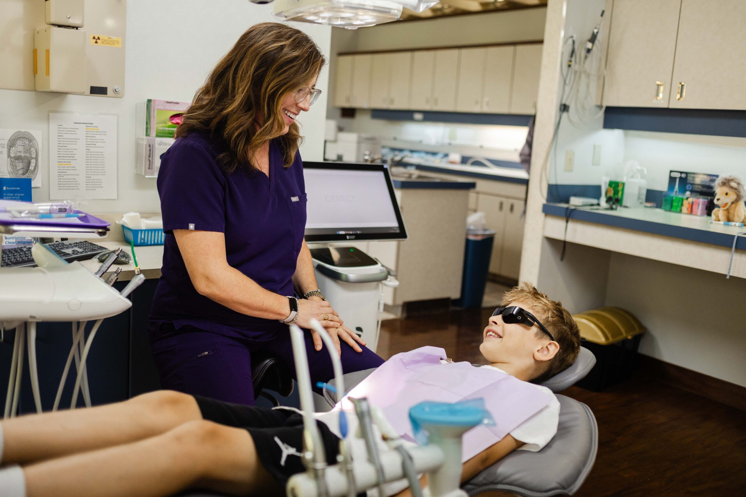 Friendly pediatric dental visit at Cornell Family Dental
